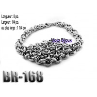 Br-168, Bracelet  acier inoxidable « stainless steel » 