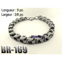 Br-169, Bracelet  acier inoxidable « stainless steel » 