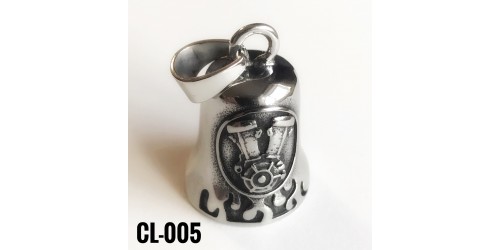 CL-005 cloche protectrice (Guardian Bell) moteur, acier inoxidable (Stainless Steel)